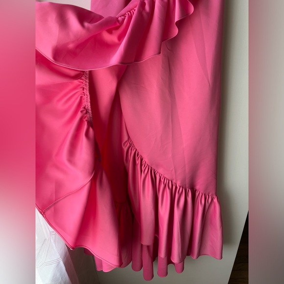 Vintage Ruffle prom gown - Picture 2 of 9